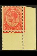 1913-24 1d Rose-red, Plate 2 Corner Marginal Example With Two Cuts In Jubilee Line, SG 3, Never Hinged Mint, Few... - Non Classés
