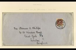 TRANSVAAL 1903 (March) Commercial Cover To London, England, Bearing 1901-02 3d ERI Opt, SG 240, Tied By... - Unclassified