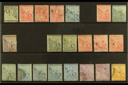 GRIQUALAND WEST 1878 USED SMALL "G" OVERPRINTED SELECTION On A Stock Card. Includes SG "Type 15" Opt'd ½d,... - Non Classés