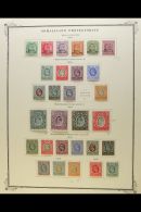 1903-1960 FINE MINT ALL DIFFERENT COLLECTION On Album Leaves. With 1903 (overprint At Top) Most Values To 2R; 1903... - Somaliland (Protectorat ...-1959)