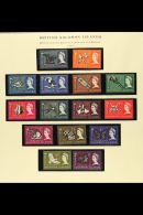 1961-1980 COMPLETE NEVER HINGED MINT COLLECTION In Hingeless Mounts On Pages, ALL DIFFERENT, Inc 1963-64 Defins... - Iles Salomon (...-1978)