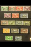 1938 Geo VI Set Complete, Perforated "Specimen", SG 188s/200s, Very Fine Mint. Scarce Set. (16 Stamps) For More... - Sierra Leona (...-1960)