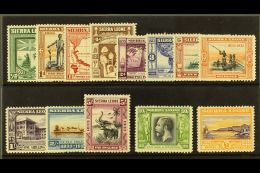 1933 Wilberforce Set Complete, SG 168/80, Very Fine Mint With Lightly Toned (creamy) Gum. Striking Fresh... - Sierra Leona (...-1960)