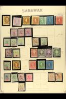 1869-1965 ALL DIFFERENT COLLECTION Mixed Mint & Used Ranges On Album Pages. Inc 1875 Set (6c Is Used), 1888-97... - Sarawak (...-1963)