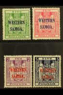 1935 - 42 5s Green To £5 Indigo Blue Postal Fiscal Set Complete, On "Wiggins Teape" Paper, SG 194a/d,  Fine... - Samoa (Staat)