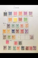 1877-1935 COLLECTION On Leaves, Mint & Used, 1877-80 Express Types (10) To 5s Mint (remainders Or Reprints),... - Samoa (Staat)