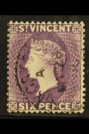 1885 6d Violet, Wmk CA, SG 52, Very Fine Used, Light Cds Cancel. For More Images, Please Visit... - St.Vincent (...-1979)