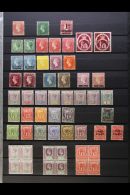 1861-164 FINE MINT COLLECTION On Stock Pages, Chiefly All Different, Inc 1861 1d, 1862 6d Perf 14 To 16, 1885 1d... - St.Vincent (...-1979)