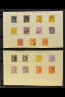 1864-76 FINE USED ASSEMBLY An Attractive Range Of The 1864-76 Watermark Crown CC First Types Which Includes Perf... - St.Lucia (...-1978)