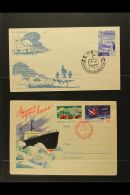ANTARCTIC COVERS & CARDS 1960-2001. An Interesting Collection Of Covers, Cards & Postal Stationery Items... - Other & Unclassified