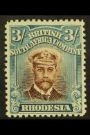 1913-19 3s Brown And Blue, Die II, Perf 14, SG 236b, Very Fine Mint. For More Images, Please Visit... - Other & Unclassified