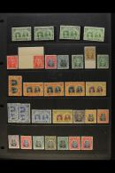 1910-24 MINT SELECTION Presented On A Pair Of Stock Pages. Includes A "Double Heads" Perf 14 Range With Shades To... - Otros & Sin Clasificación