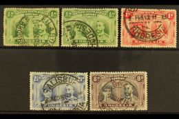 1910 PERF 13½ ISSUES Complete Set Of Issues To 8d Black And Purple, SG 182/5, Fine To Very Fine Used. (5... - Other & Unclassified