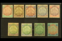 1896-97 Arms Set, SG 29/37, Fine Mint (9 Stamps) For More Images, Please Visit... - Sonstige & Ohne Zuordnung