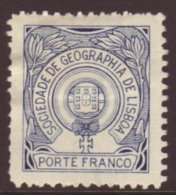 GEOGRAPHIC SOCIETY ISSUES. 1935-36 (-) Blue With Cross On White Background, Afinsa 18var, Fresh Mint, Some... - Andere & Zonder Classificatie