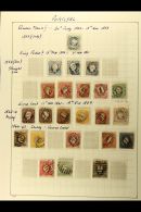 1853-1920 MINT & USED COLLECTION In Hingeless Mounts On Leaves, Inc 1853 25r, 1855 50r, 1856 25r (x3), 1862 5r... - Sonstige & Ohne Zuordnung