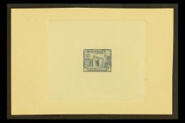 1947 16c Grey Santa Lucia Gate (as SG 632, Scott 507) - An American Bank Note Company SUNKEN DIE PROOF On Card,... - Philippinen