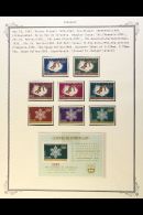 1963 Winter Olympics IMPERF Set And Miniature Sheet, Michel 1200/07 & Block 39, Never Hinged Mint. (8 Stamps... - Paraguay