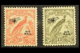 1932-34 Air 10s & £1 High Values, SG 202/3, Lightly Hinged Mint (2 Stamps) For More Images, Please Visit... - Papua-Neuguinea