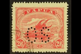 OFFICIALS 1911 2s 6d Rose Carmine, Punctured "O S", SG O45 Superb Used. For More Images, Please Visit... - Papúa Nueva Guinea