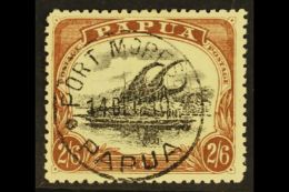 1910 2s 6d Black And Brown, Large Papua, Wmk Upright, P 12½, Type B, SG 82, Very Fine Used With Neat Cds.... - Papoea-Nieuw-Guinea