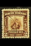 POSTAGE DUES 1939 2c Brown, Crest, SG D85, Very Fine Used. For More Images, Please Visit... - North Borneo (...-1963)