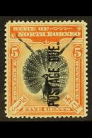 POSTAGE DUES 1901 5c Black And Orange Vermilion, SG D28, Very Fine And Fresh Mint. For More Images, Please Visit... - Noord Borneo (...-1963)