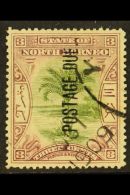 POSTAGE DUES 1901 3c Green And Dull Mauve, SG D27, Very Fine Used. For More Images, Please Visit... - Noord Borneo (...-1963)