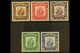 POSTAGE DUES 1939 Company Crest Set Complete, SG D85/9, Very Fine And Fresh Mint. (5 Stamps) For More Images,... - Borneo Septentrional (...-1963)