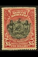 1925-28 $5 Lake Arms, SG 293, Very Fine Mint.  For More Images, Please Visit... - Noord Borneo (...-1963)