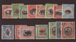 1909-23 PICTORIALS Incl. 3c Green, 5c, 6c, 10c, 12c, 16c, 24c, 20c On 18c, 1911 25c Blue Green, 50c And $1,... - Noord Borneo (...-1963)