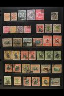 1888-1961 USED COLLECTION A Most Useful Range Of Issues Presented On Stock Pages, Much Bearing Barred Cancels, A... - North Borneo (...-1963)