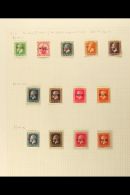 1902-35 VERY FINE MINT COLLECTION Neatly Presented On Album Pages. Includes 1902 Surcharges Incl Several... - Niue