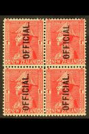 OFFICIALS 1927-33 1d Rose-carmine Perf 14 NO STOP AFTER "OFFICIAL" Variety, SG O111a, Within Never Hinged Mint... - Andere & Zonder Classificatie