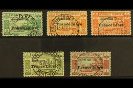 FRENCH:  1941 POSTAGE DUE Complete "France Libre" Set, SG FD 77/51 With Fine First Day Cds's. (5) For More Images,... - Sonstige & Ohne Zuordnung