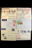 NETHERLANDS INDIES POSTAL HISTORY Interesting Original Correspondence, Mostly 1930s Airmail And Flown Items To And... - Other & Unclassified