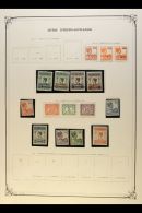 NETHERLAND INDIES 1921-1948 VERY FINE MINT COLLECTION Presented On Printed Pages. Includes 1921 Surcharged Set,... - Otros & Sin Clasificación