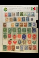 1856-1958 MINT & USED COLLECTION A Chiefly All Different Collection Presented On Printed & Plain Album... - Mexiko