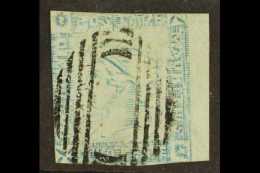 1859 2d Blue Lapirot Worn Impression, SG 39, Finely Used With Neat Postmark, Cut Into But Jumbo Margin At Right,... - Maurice (...-1967)