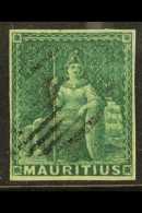 1858-62 (4d) Green Britannia, SG 27, Very Fine Used With Clear Even Margins All Round, Strong Original Colour And... - Mauricio (...-1967)