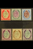 1903-04 (wmk Crown CA) KEVII 1d To 1s, SG 39/44, Fine/very Fine Mint. (6 Stamps) For More Images, Please Visit... - Malta (...-1964)