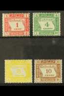 TRENGGANU POSTAGE DUES 1937 Complete Set, SG.D1/4, Very Fine Mint (4). For More Images, Please Visit... - Other & Unclassified