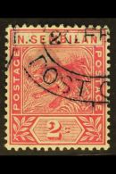NEGRI SEMBILAN 1891-94 2c Rose Tiger With SHORT "N" Variety, SG 3a, Fine Used, Scarce. For More Images, Please... - Other & Unclassified