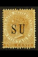 NEGRI SEMBILAN 1882 2c Brown Overprinted "S U" Without Stops, SG 13, Fine Mint No Gum. For More Images, Please... - Other & Unclassified