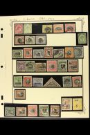 1866-1994 ALL DIFFERENT COLLECTION A Mint And Used Collection On Album Pages, A Useful Lot With Good 19th Century... - Liberia