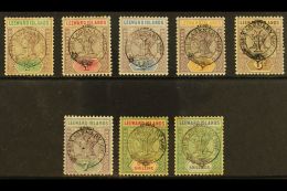 1897 Jubilee Overprints Complete Set, SG 9/16, Mint Mostly With Toned Gum Or Overall Toning, Cat £700. (8... - Leeward  Islands