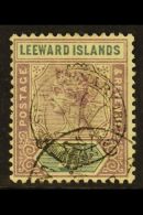 1897 7d Dull Mauve & Slate Jubilee Overprint, SG 14, Very Fine Cds Used. For More Images, Please Visit... - Leeward  Islands