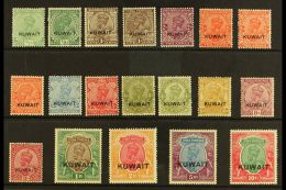 1929-37 Overprints On King George V Stamps Of India Set Complete To 10r, SG 16/28, Fine Mint, The 10r Is Never... - Koeweit
