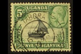 1935-37 5c Black And Green, Perf 13 X 12, Rope Joined To Sail, SG 111ba, Fine Cds Used.  For More Images, Please... - Vide