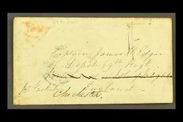 1851 Stampless Envelope From An Advance Party Of The 69th Foot In Jamaica Addressed To The 69th Regiment Depot... - Jamaïque (...-1961)